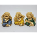Trio de Mini Budas - Sabedoria