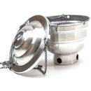 Kit Defumação Turíbulo de Alumínio com Incenso Resina 7 Ervas Naturais