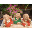 Trio de Mini Budas - Sabedoria