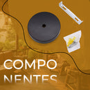 Luminária Pendente Rústico de Teto em Corda de Sisal