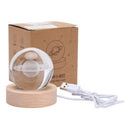 Luminária Bola de Cristal Sistema Solar