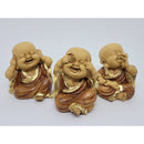 Trio de Mini Budas - Sabedoria