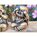 Trio de Mini Budas - Sabedoria