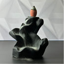 Porta Incenso Cascata e Vareta 2 em 1 Flor Mini Fengshui