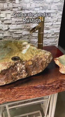 Cuba de Pedra Natural Rústica