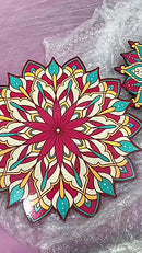 Kit 3 Quadros Decorativos Mandalas - Corte a Laser