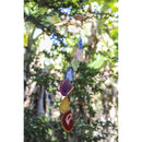 Kit 3 Mensageiros Sino dos Ventos Ágata com 7 Chapas Coloridas